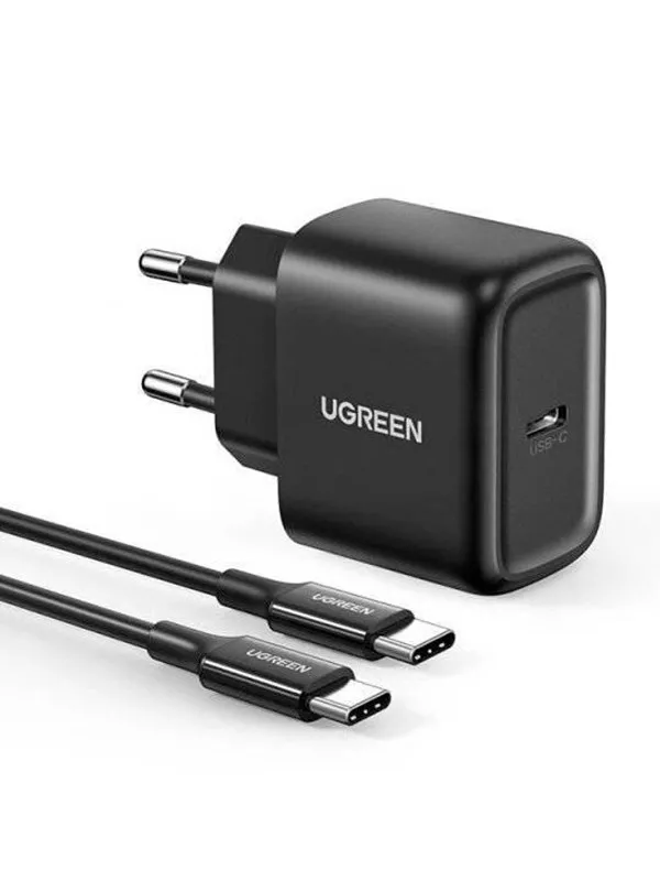 UGREEN 25 W USB-C fast charger with 2M USB-C charging cable