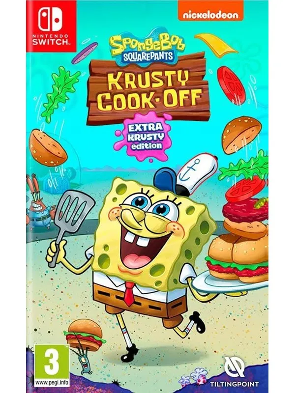 SpongeBob Squarepants: Krusty Cook-Off - Extra Krusty Edition (Code in a Box) - Nintendo Switch - Strategi
