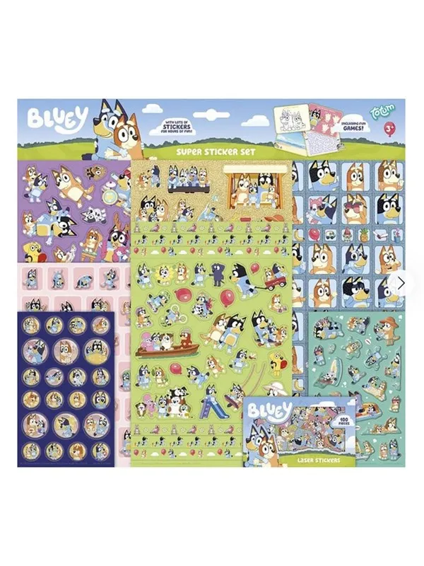 Creative Craft Group BLUEY Super Sticker Set
