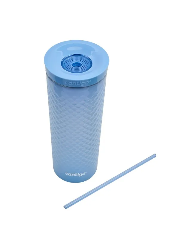Contigo Autoclose Tumbler Text Trit - 590ml Glacier