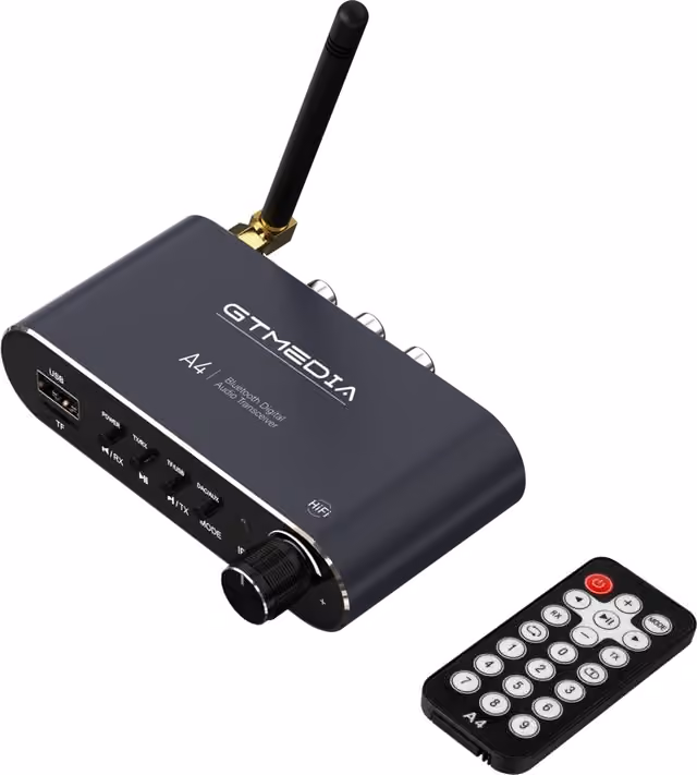 GTMEDIA 6 - i - 1 Bluetooth 5.1 lydadapter RX/TX - moduser USB TF - kort IR - fjernkontroll