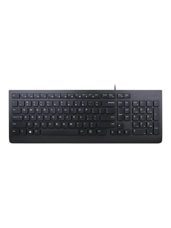 Lenovo Essential - keyboard - QWERTY - Norwegian - black Input Device - Tastatur - Norsk - Svart