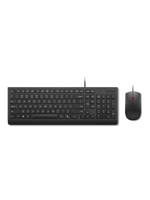 Lenovo Essential Wired Combo - Tastatur & Mussett - Norsk - Svart