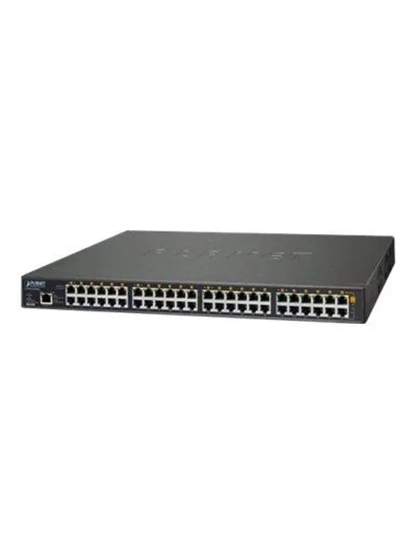 PLANET UPOE-2400G - hub - 24 ports - Managed - rack-mountable USB-hub - 24 porter - Svart