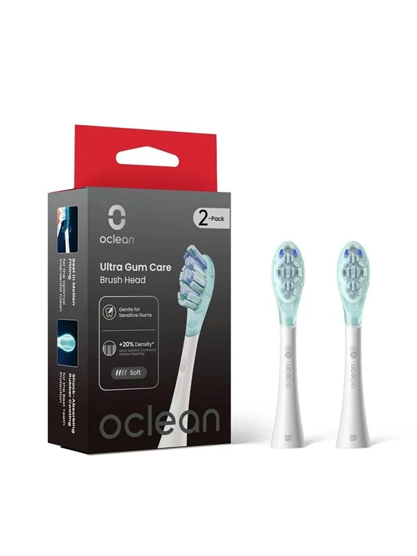 Oclean Børstehoder Brush Head Ultra Gum Care 2 Pack White