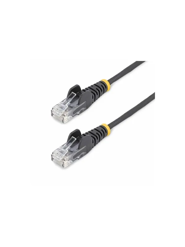 StarTech.com 10m Black Slim CAT6 Ethernet Cable Snagless 28AWG LSZH - patch cable - 10 m - black - Svart - 10m