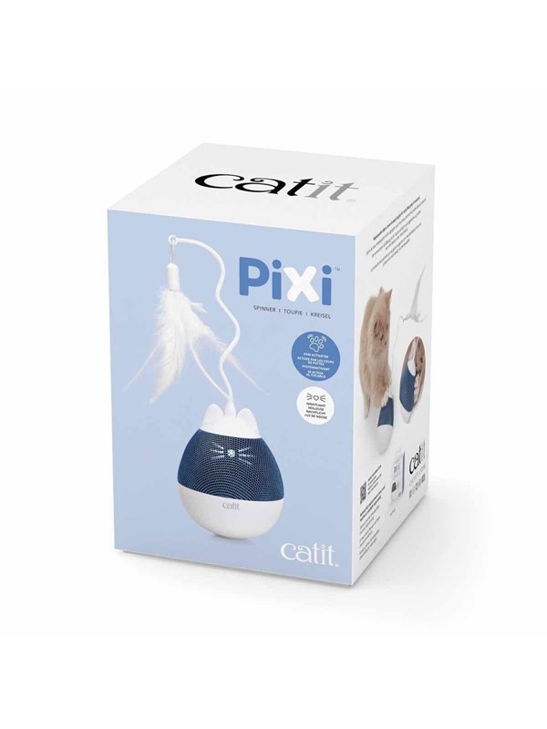 Catit - Pixi Spinner White & Blue - (787.0182)