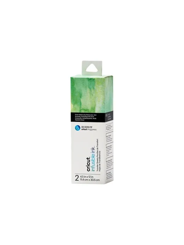 Cricut Infusible Ink - transfer paper - 114 x 305 mm - 2 sheets - watercolour green