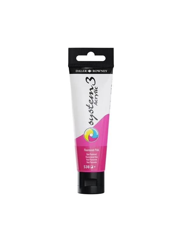 Daler-Rowney System3 59 ml Fluorescent Pink