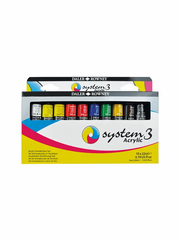 Daler-Rowney System3 Intro Set 10x22 ml