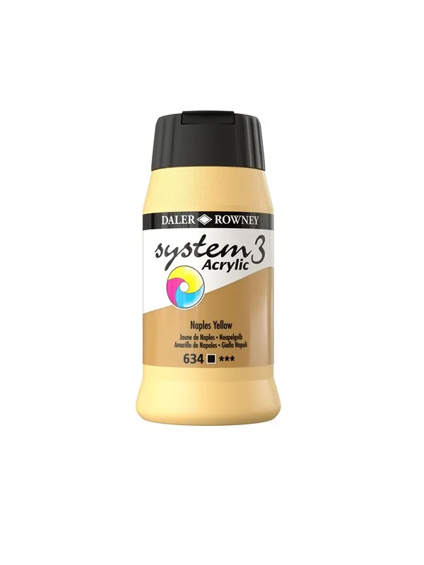 Daler-Rowney System3 500 ml Naples Yellow