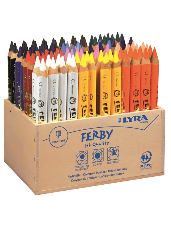 Lyra Ferby Lacquered Wood display 96 pcs