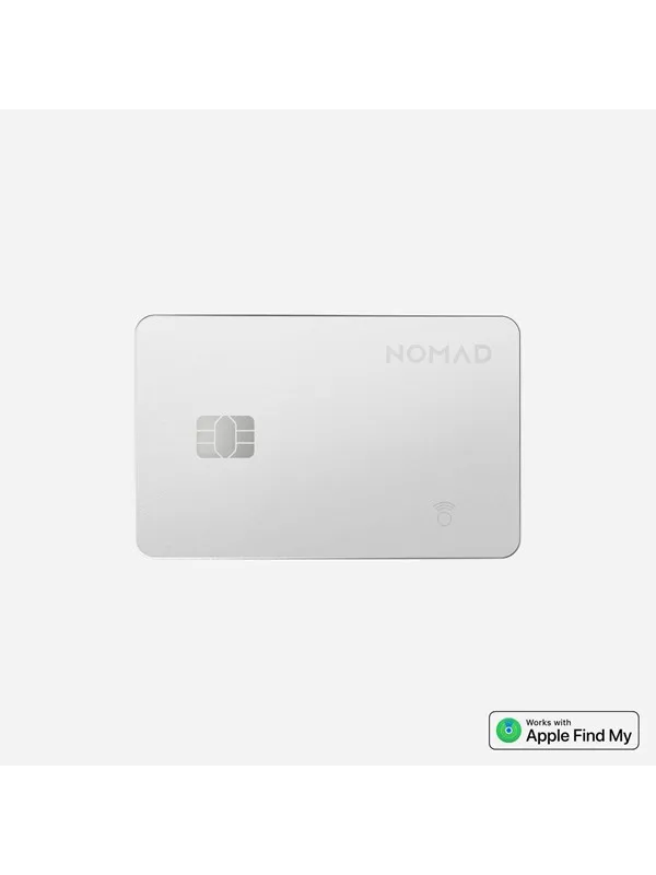 Nomad Tracking Card Pro - Find My | White