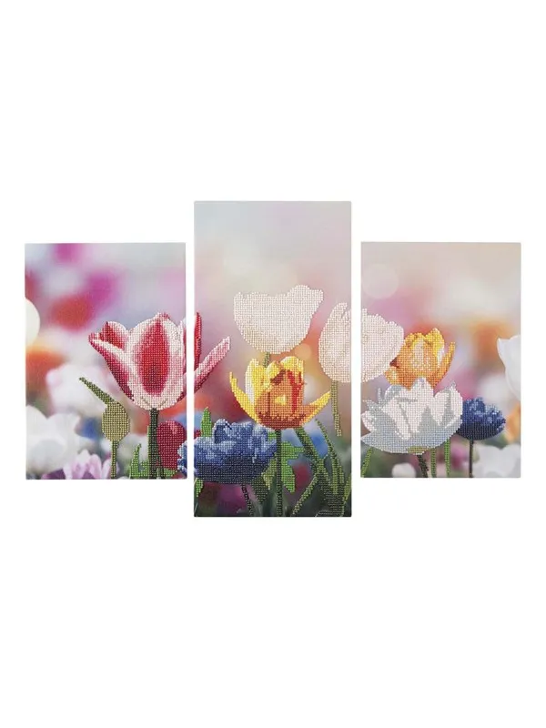 Creative Craft Group Diamond Painting Triptych Set - Flowers