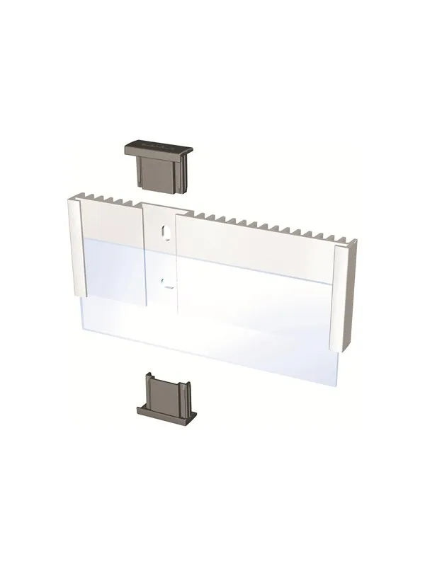 DURABLE Dørskilt med aluminiumsramme og innlegg av papir. Monteres med skruer. Monteringssett inkludert.