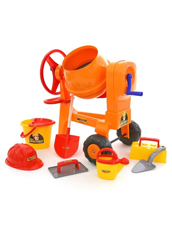 Cavallino Toys Cavallino Concrete Mixer with Accessories 9 pcs.