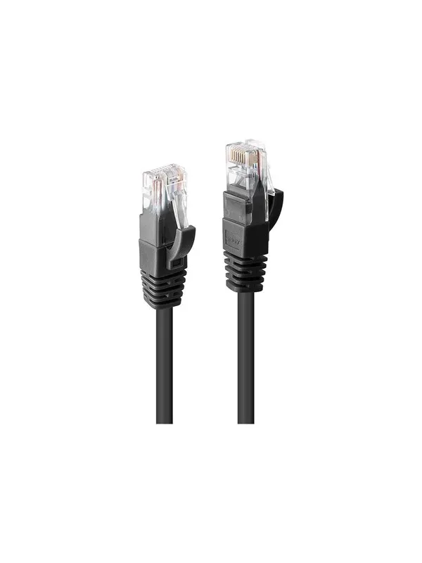 Lindy patch cable - 10 m - black - Svart - 10m
