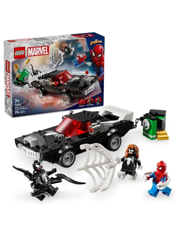 LEGO Super Heroes Marvel 76309 Spider-Man mot Venom med muskelbil