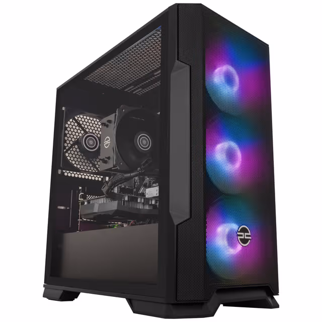 PCSpecialist Core 201 Ryzen 5-5500/16/1TB/3050 stasjonær gaming-PC