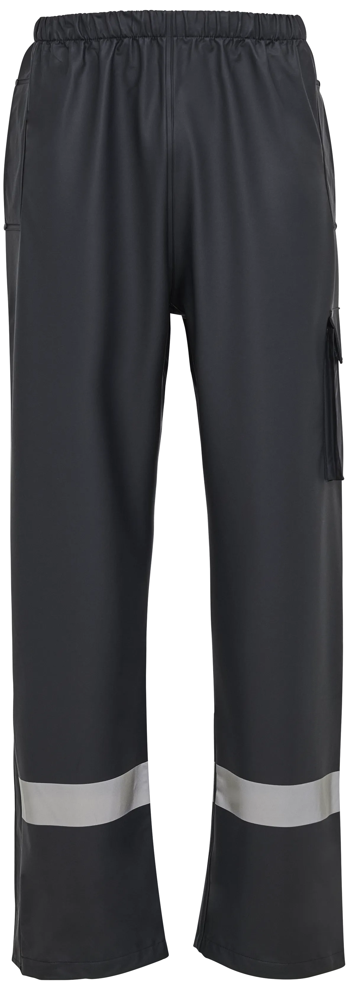 Regnbukser med refleks og lomme PU 022401 marine Str. XL