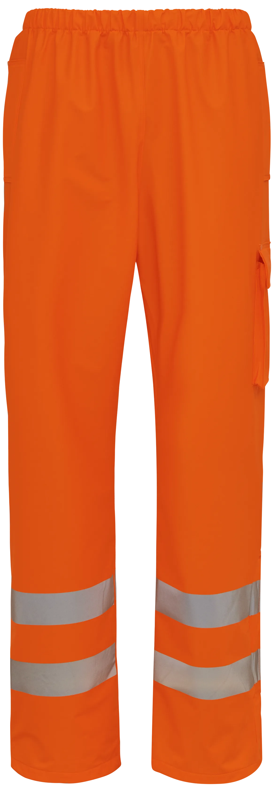 Hi-vis regnbukse m/ lomme 022401R oransje str. S
