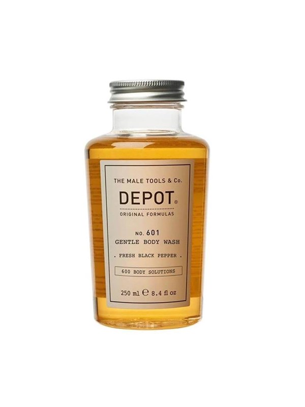 Depot 600 Body Solutions No. 601, Botanical Complex, Cleansing, Fresh Black Pepper, Body Wash, 250 ml