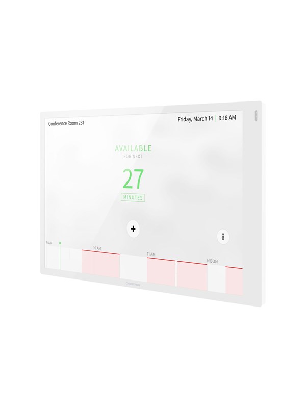 Crestron Electronics Crestron Room Scheduling Touch Screen TSS-1070-W-S - room manager - Bluetooth 802.11a/b/g/n/ac - smooth white - Max - recommended for