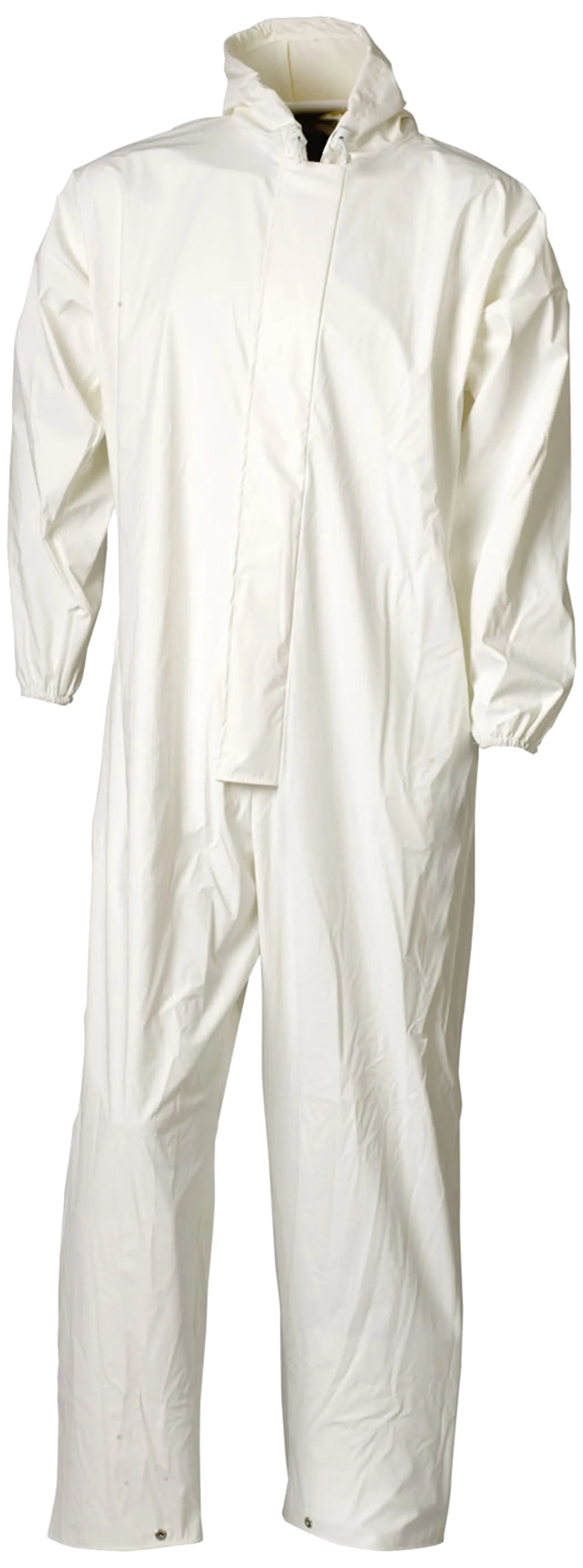 Regndress med hette 078000 hvit str. 4XL