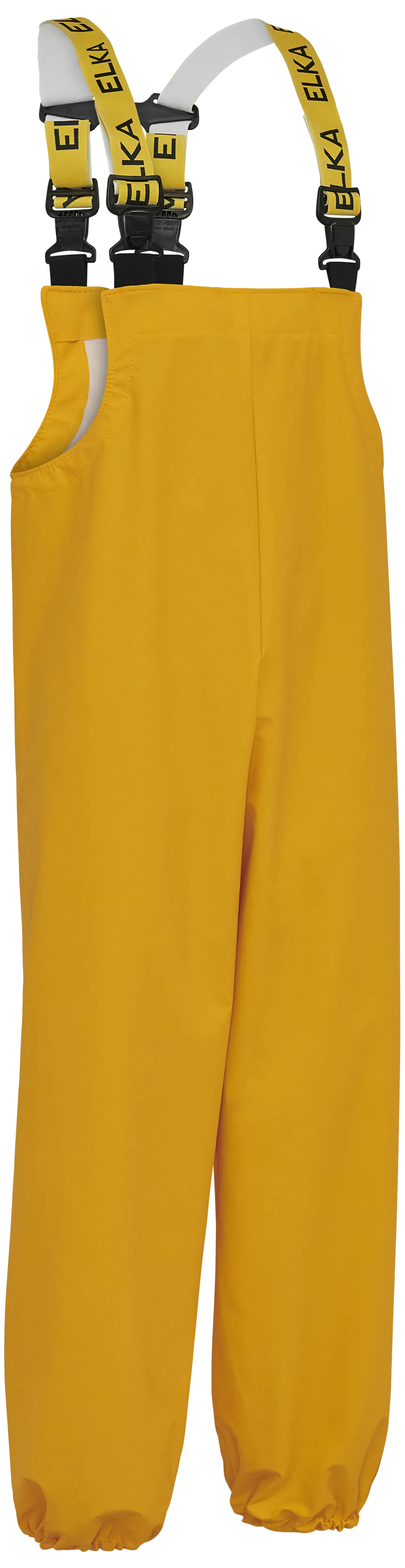 Regndress med strikk i bena 079900E gul str. 5XL