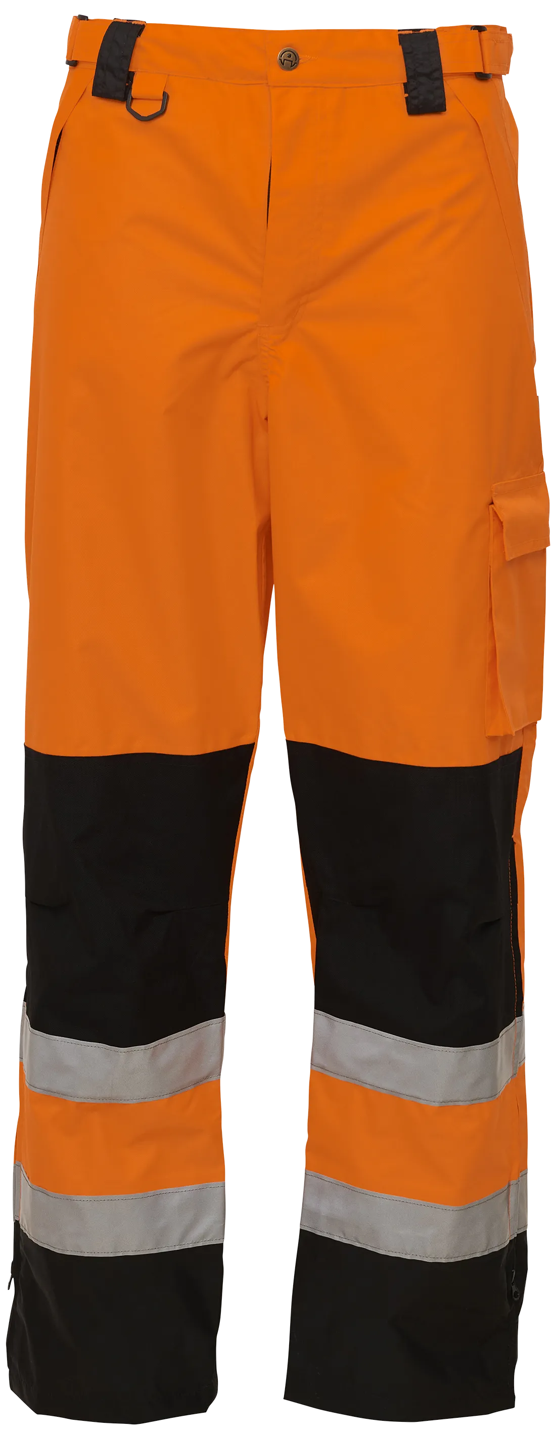 Synlighetsarbeidsbukser 082400R oransje/svart str. 3XL