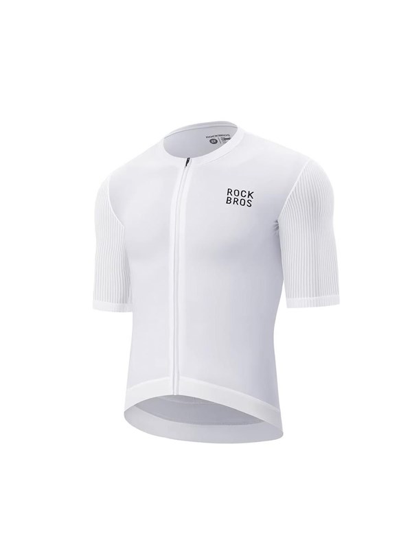 Rockbros 15200025 Short Sleeve Cycling Jersey Size L - White