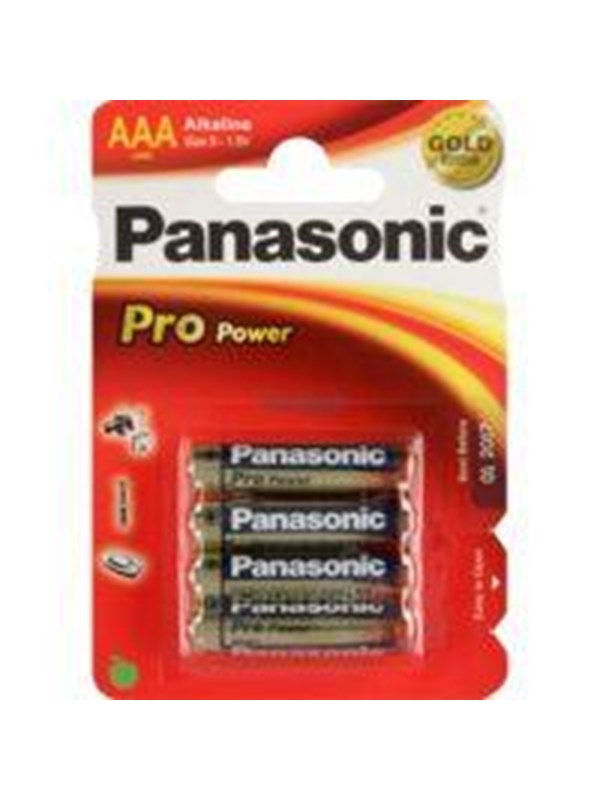 Panasonic Alkaliske Pro Strøm LR03PPG - batteri - AAA