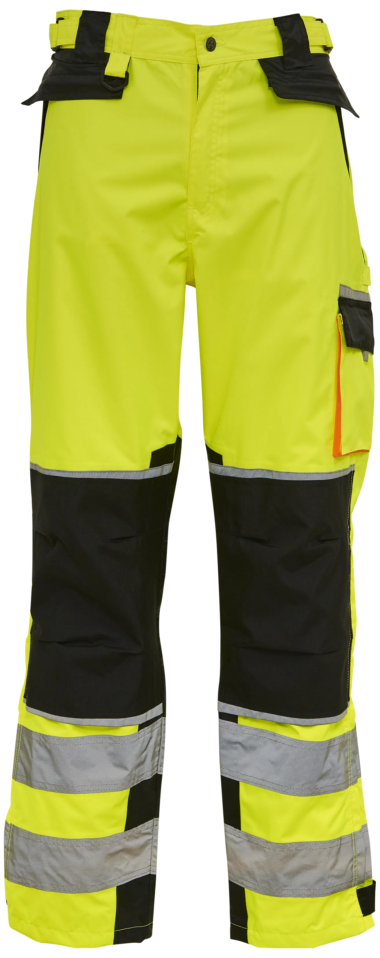 Synlighetsbukser 082404R gul/svart str. 2XL