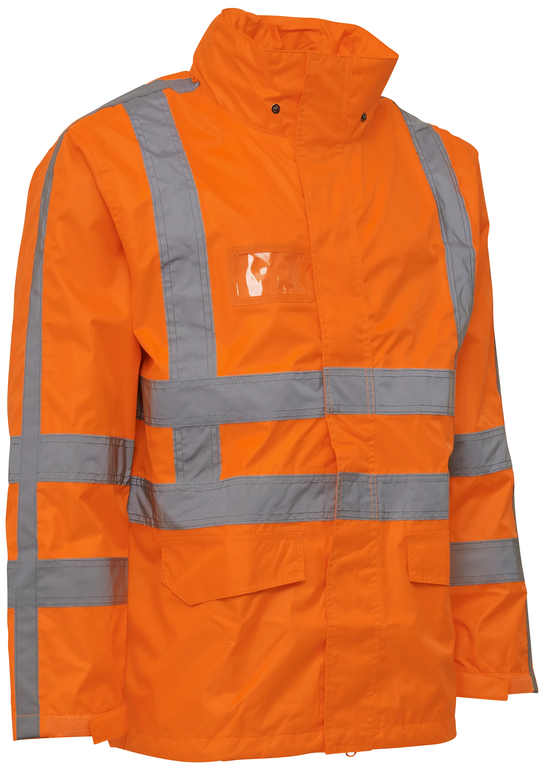 Synlighetsregnjakke 086005R oransje str. S