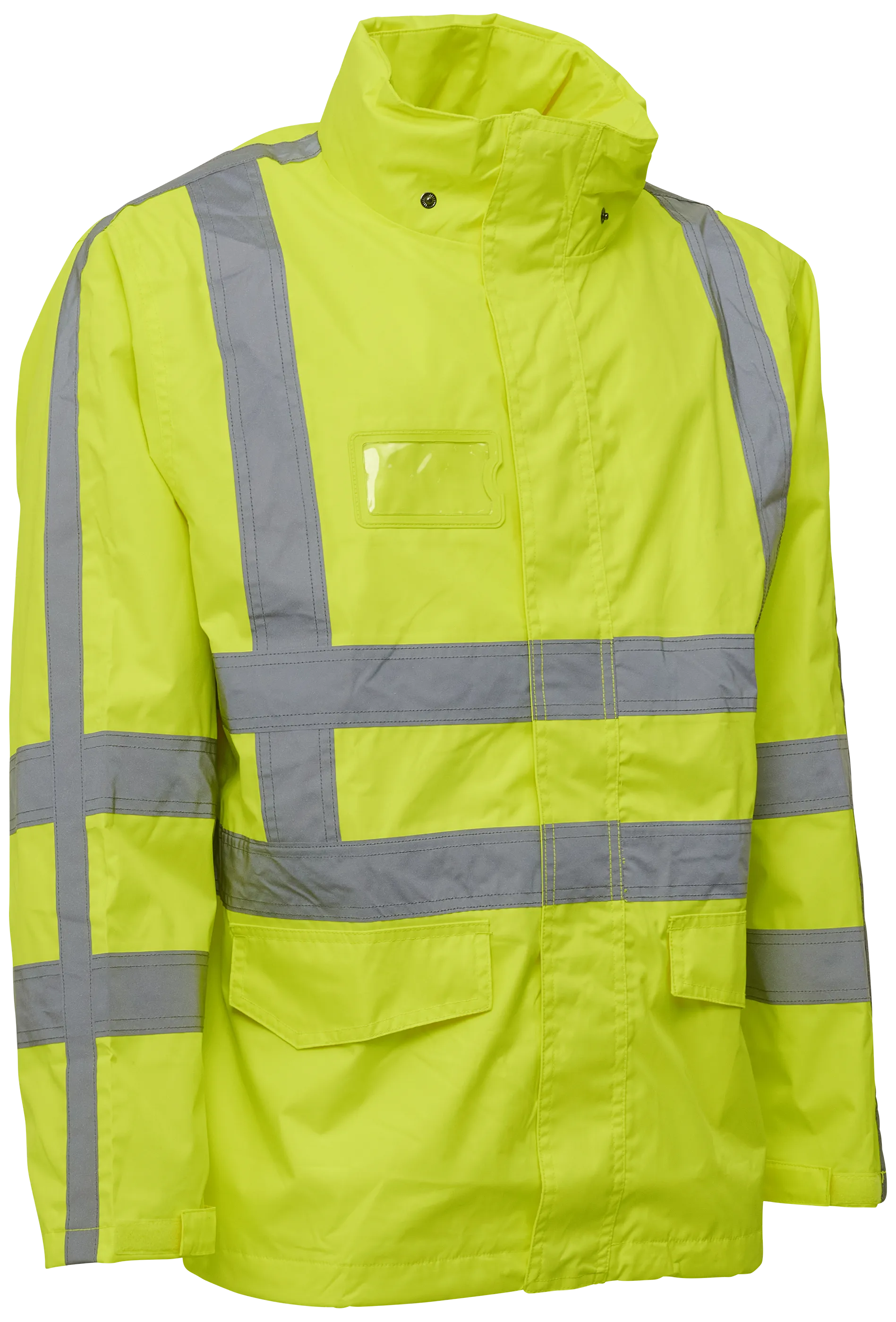 Synlighetsregnjakke 086005R gul str. M