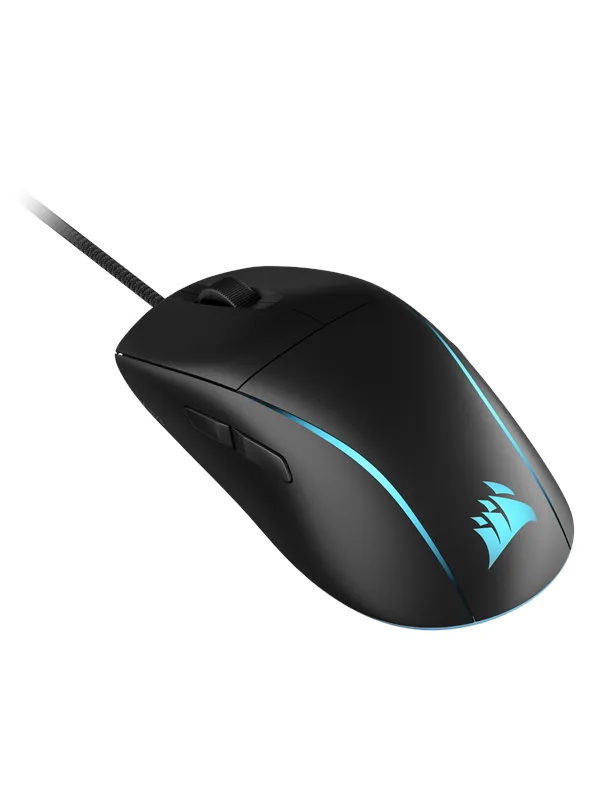 Corsair M75 Lightweight RGB - Gaming mus - Optisk - 6 - Svart med RGB-lys