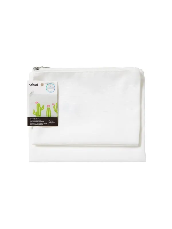 Cricut Cosmetic Bag Blanks printable textile