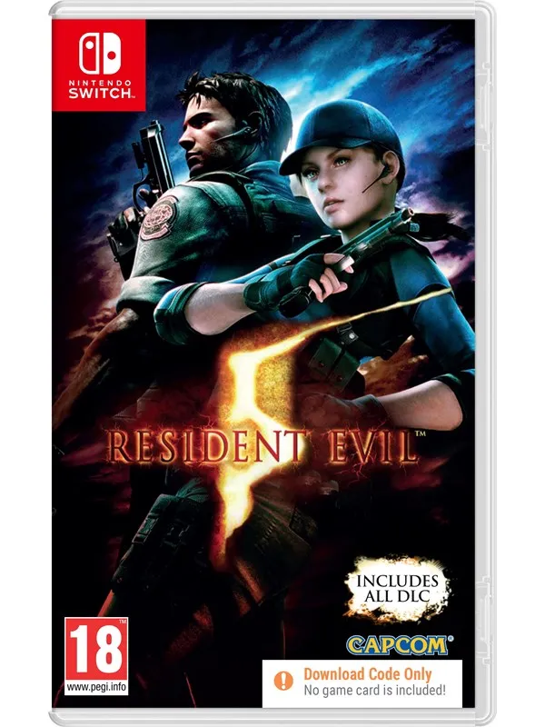 Resident Evil 5 (Code in a Box) - Nintendo Switch - Horror