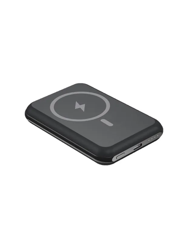 Energizer Magnetisk Trådløs Powerbank - 15W Nødlader - Svart - 5000 mAh