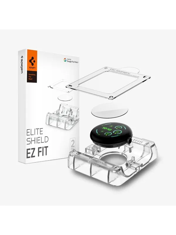 Spigen EliteShield EZ Fit 2 Pack - Google Pixel Watch 4/ 3 (45mm)