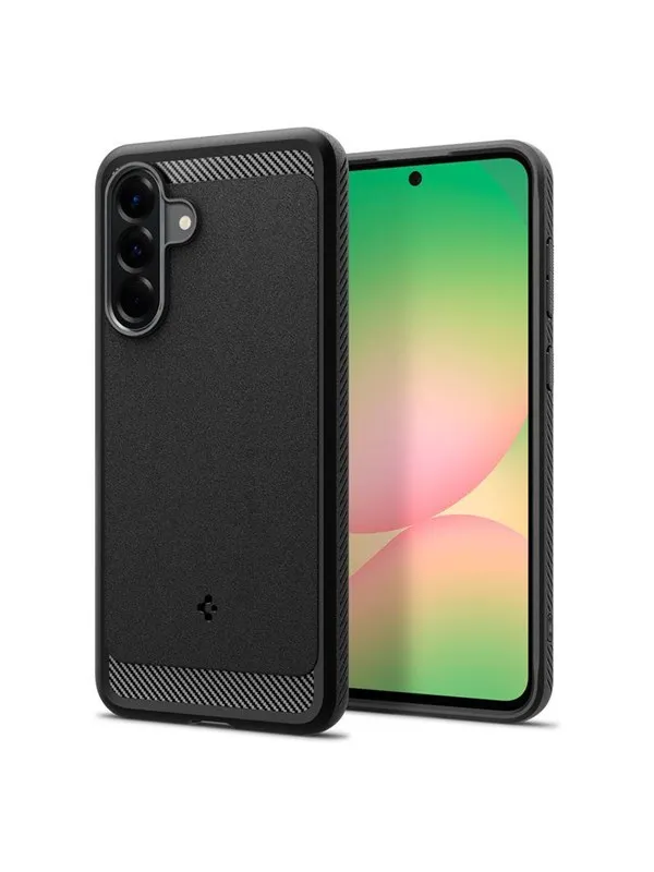 Spigen Rugged Armor - matte black - Samsung Galaxy A56 5G