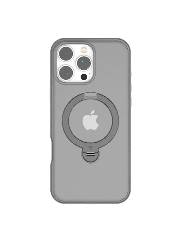 Torras Ostand Spin Case for iPhone 16 Pro Max (Gray)