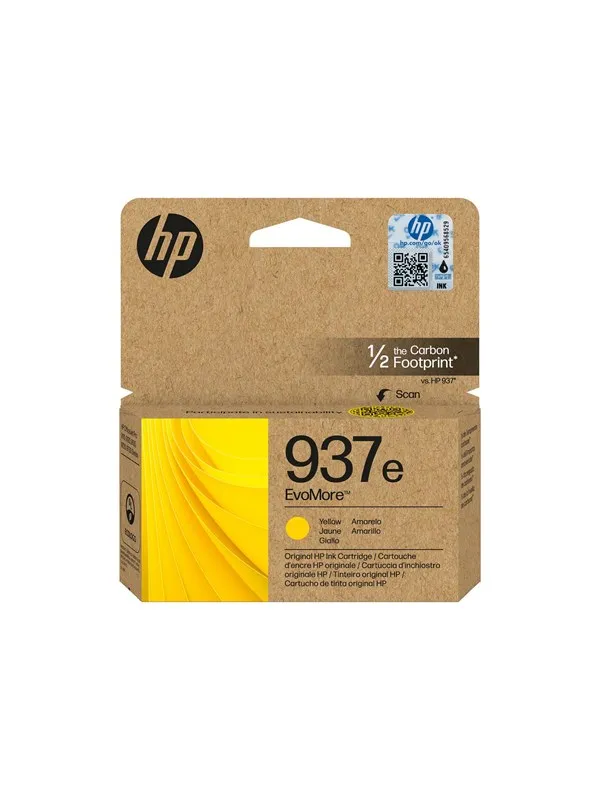 HP 937e / 4S6W8NE EvoMore Yellow Ink