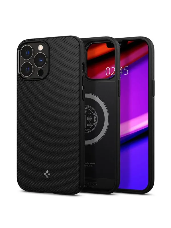 Spigen Mag Armor - matte black - iPhone 13 Pro