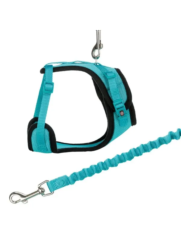 Trixie Mesh Y-Harness with Lead 39-60 cm/10 mm assorted colours