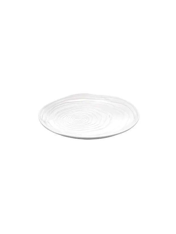 Pillivuyt Boulogne Plate flat Dia 16.5 cm White