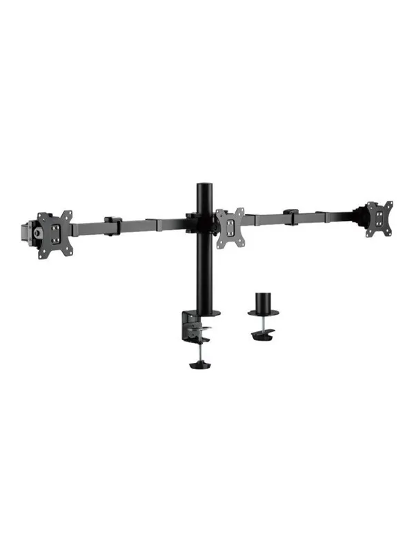 LogiLink Triple monitor mount 17-27" arm length: adjustable
