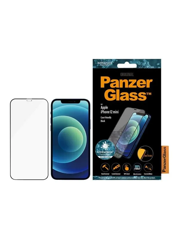 PanzerGlass Screen Protector Apple iPhone 12 Mini | Edge-to-Edge