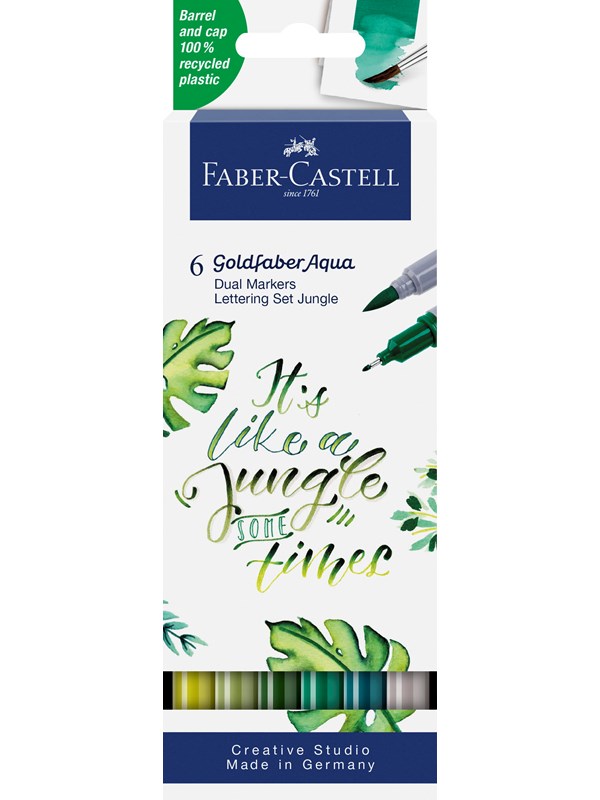 Faber-Castell Gofa Aqua Dual Marker Lettering Set Jung