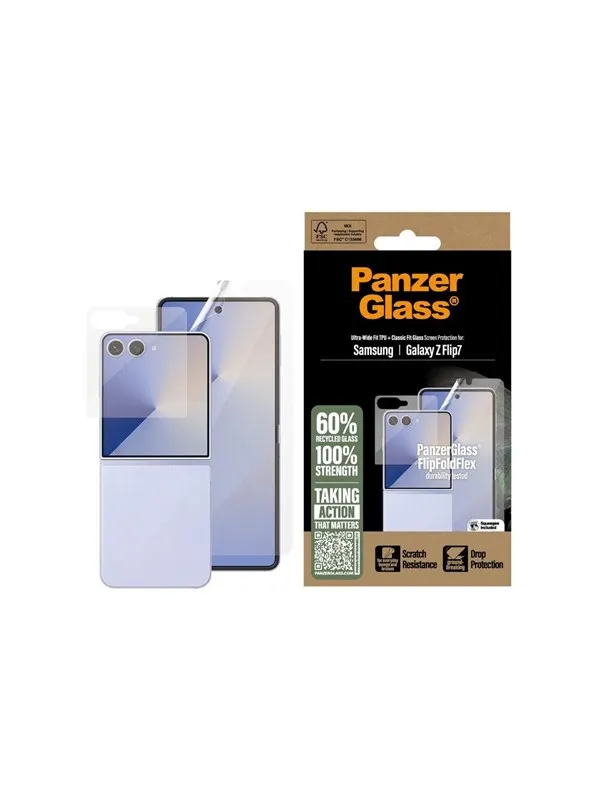 PanzerGlass Screen Protector Samsung Galaxy Z Flip7 | Glass & Film